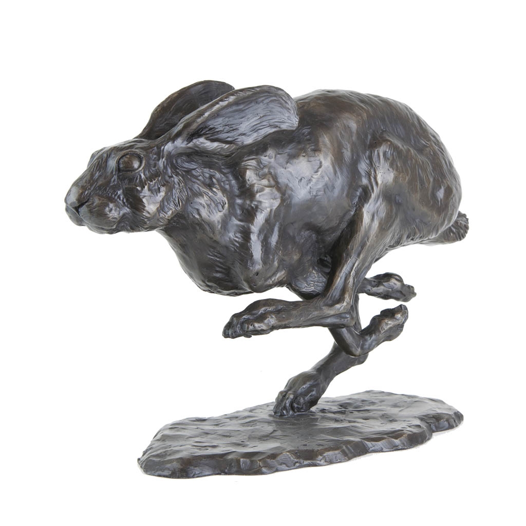 Garden Racing Hare by Sue Maclaurin (Life Size)