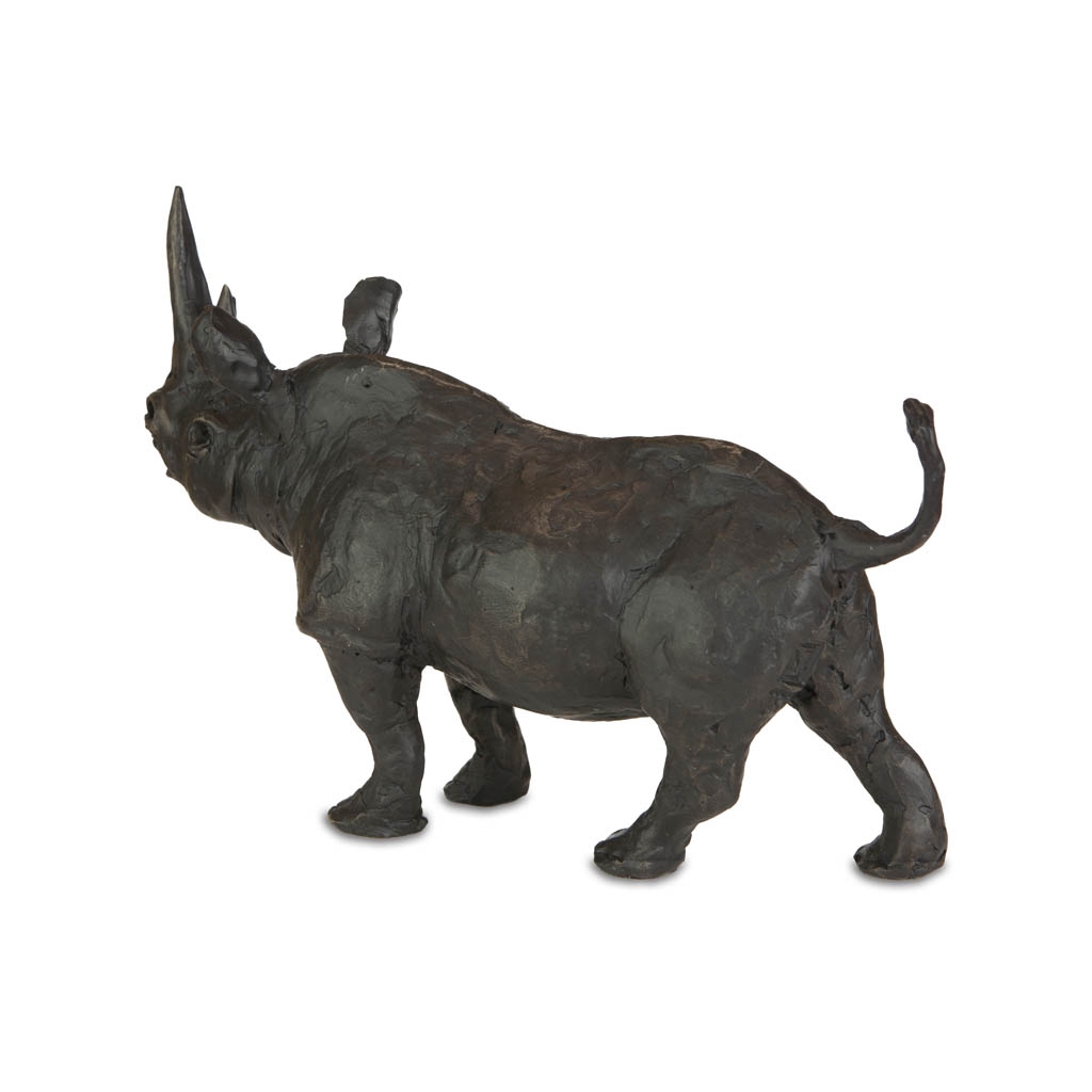 Bronze Rhino Sculpture: Bull Rhinoceros by Jonathan Sanders - Image 7