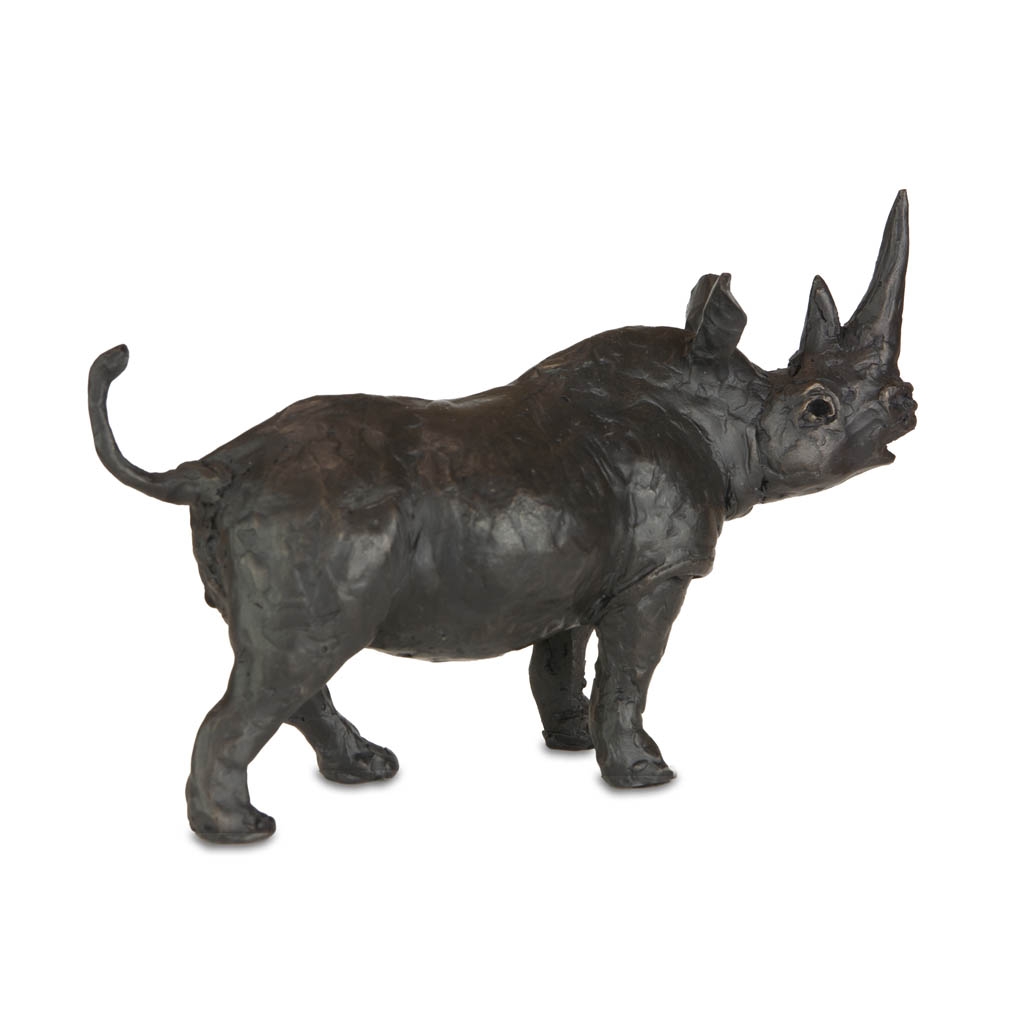 Bronze Rhino Sculpture: Bull Rhinoceros by Jonathan Sanders - Image 10