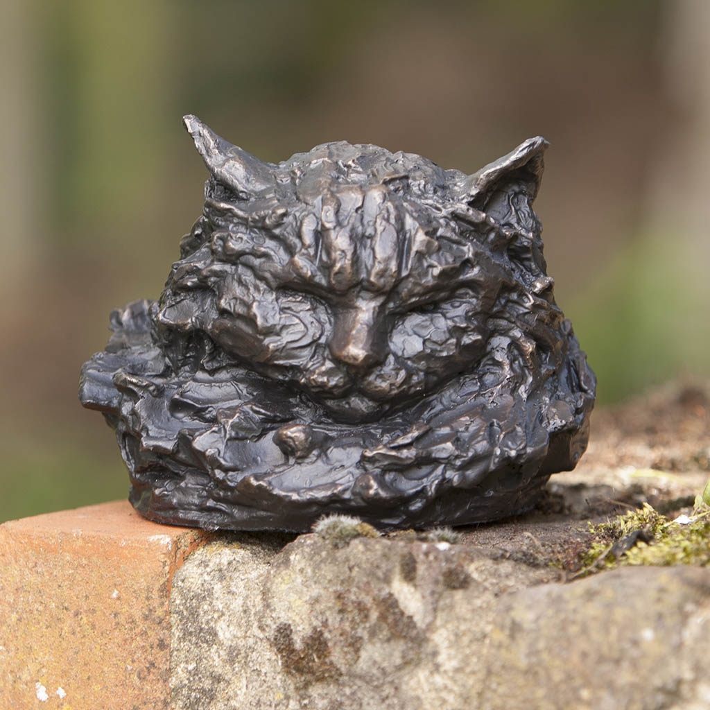 Bronze Cat Sculpture: Sleeping Cat (Life Size) by Elizabeth Foster **NEW!** - Image 2